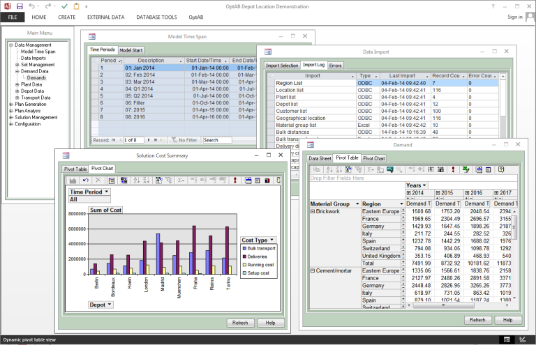 The application window